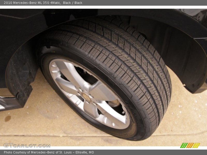 Black / Black 2010 Mercedes-Benz ML 350 4Matic