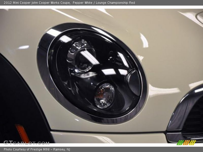 Pepper White / Lounge Championship Red 2012 Mini Cooper John Cooper Works Coupe