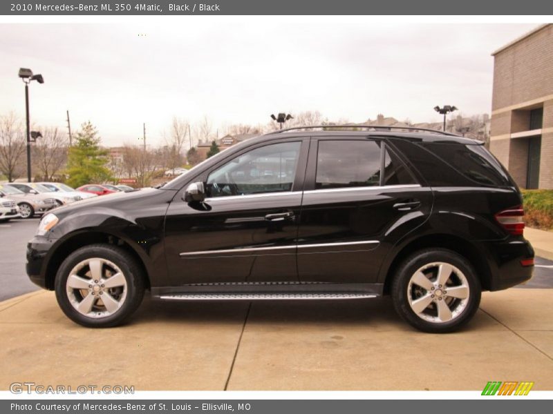 Black / Black 2010 Mercedes-Benz ML 350 4Matic