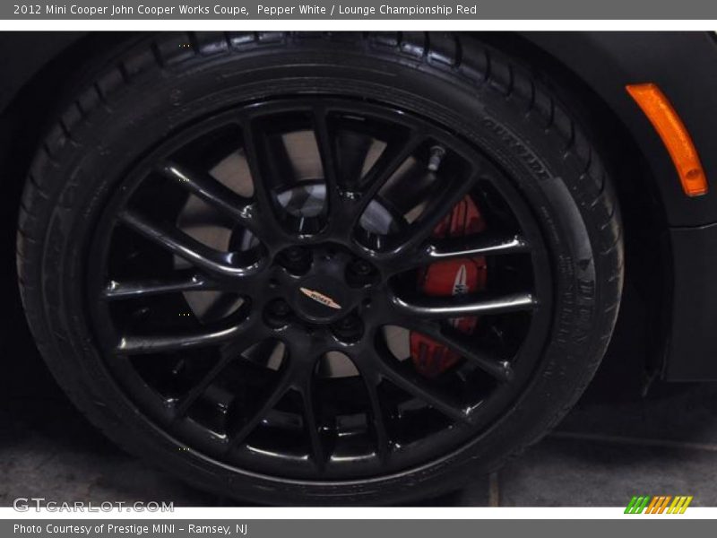 Pepper White / Lounge Championship Red 2012 Mini Cooper John Cooper Works Coupe