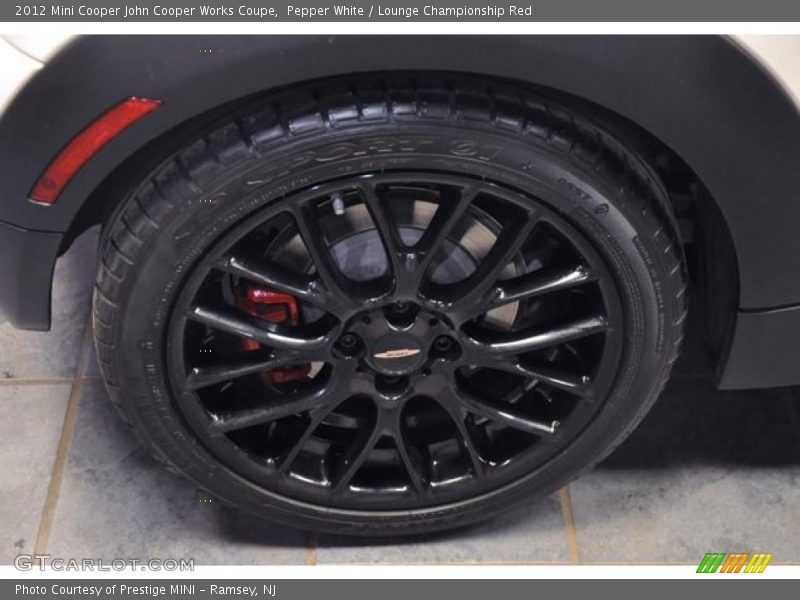 Pepper White / Lounge Championship Red 2012 Mini Cooper John Cooper Works Coupe