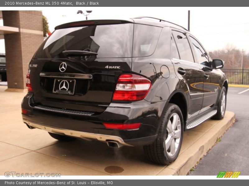 Black / Black 2010 Mercedes-Benz ML 350 4Matic