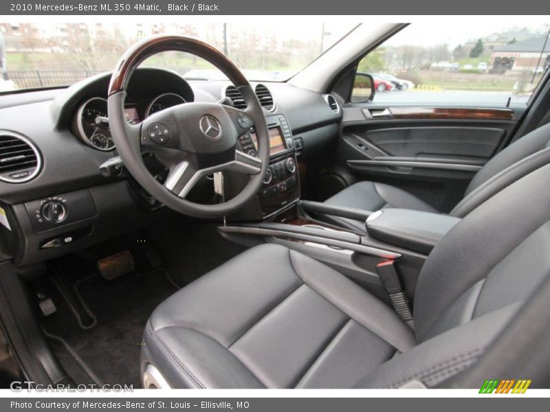 Black / Black 2010 Mercedes-Benz ML 350 4Matic