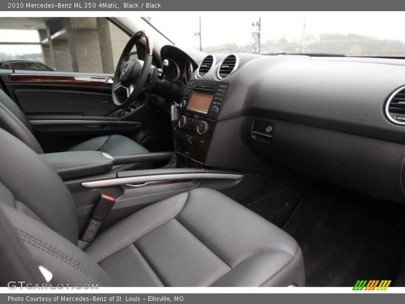 Black / Black 2010 Mercedes-Benz ML 350 4Matic