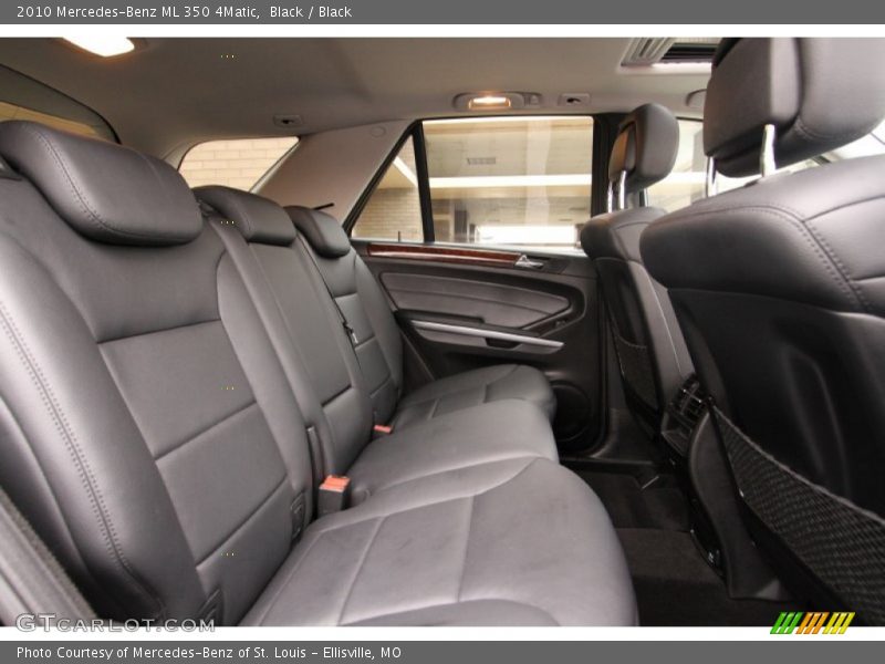 Black / Black 2010 Mercedes-Benz ML 350 4Matic