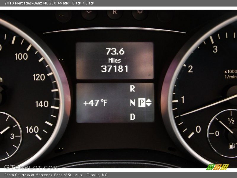 Black / Black 2010 Mercedes-Benz ML 350 4Matic