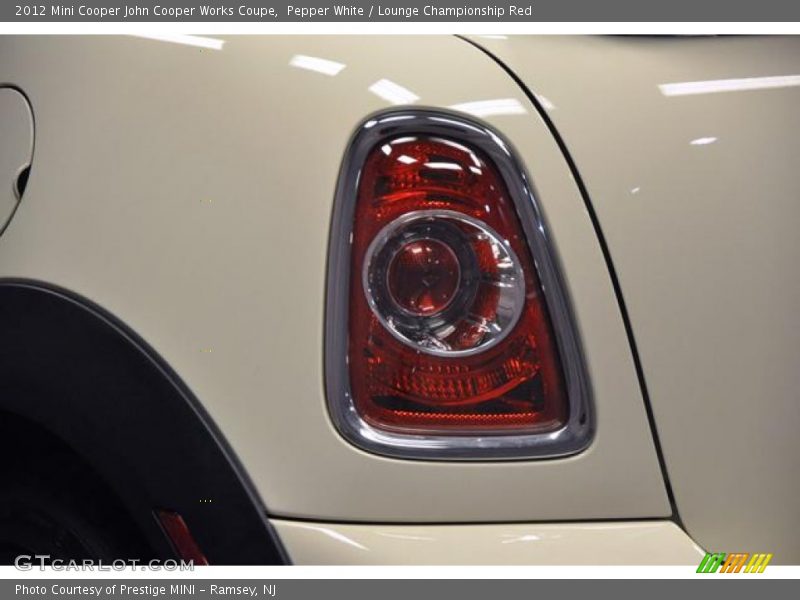 Pepper White / Lounge Championship Red 2012 Mini Cooper John Cooper Works Coupe