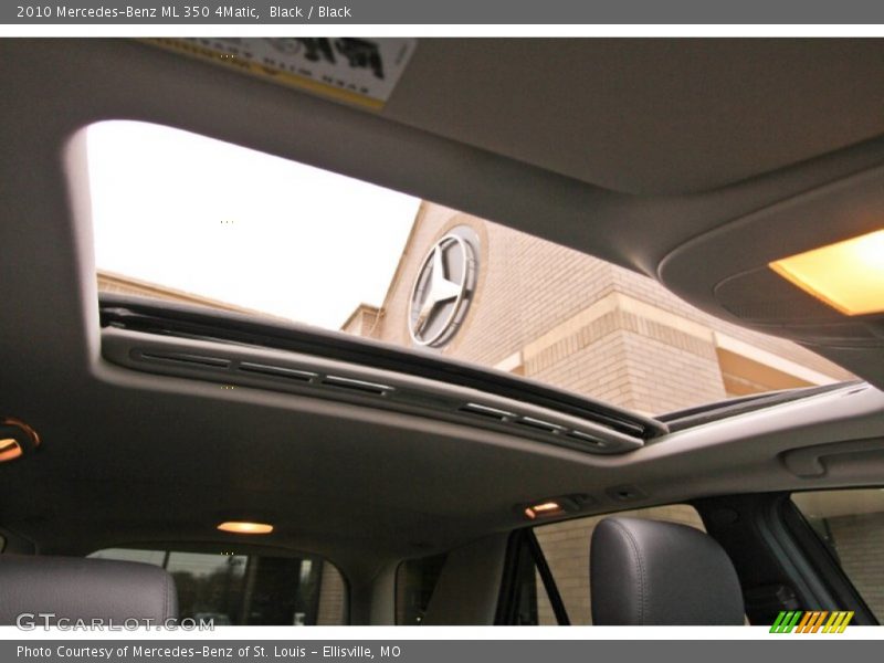 Black / Black 2010 Mercedes-Benz ML 350 4Matic