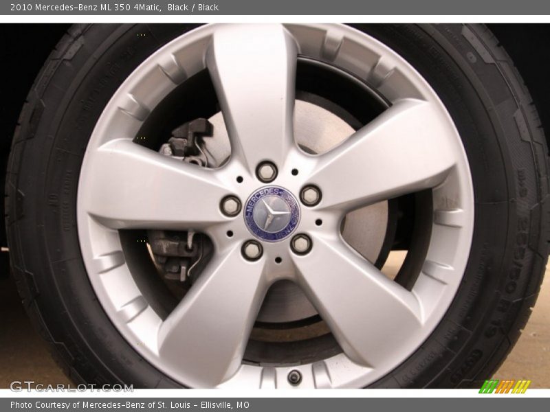 Black / Black 2010 Mercedes-Benz ML 350 4Matic