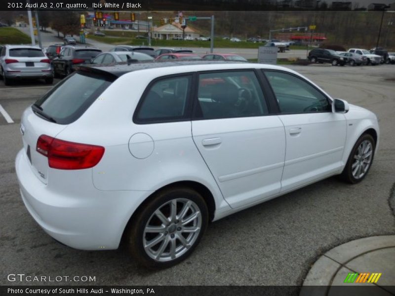 Ibis White / Black 2012 Audi A3 2.0T quattro