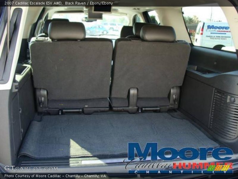 Black Raven / Ebony/Ebony 2007 Cadillac Escalade ESV AWD