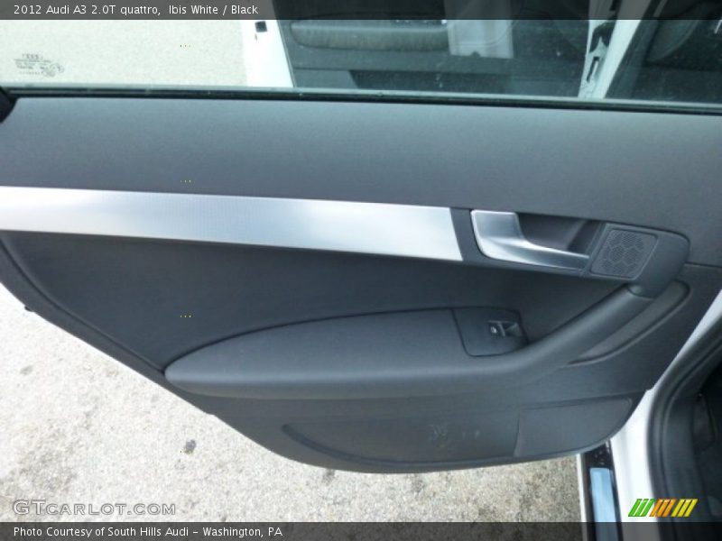 Ibis White / Black 2012 Audi A3 2.0T quattro