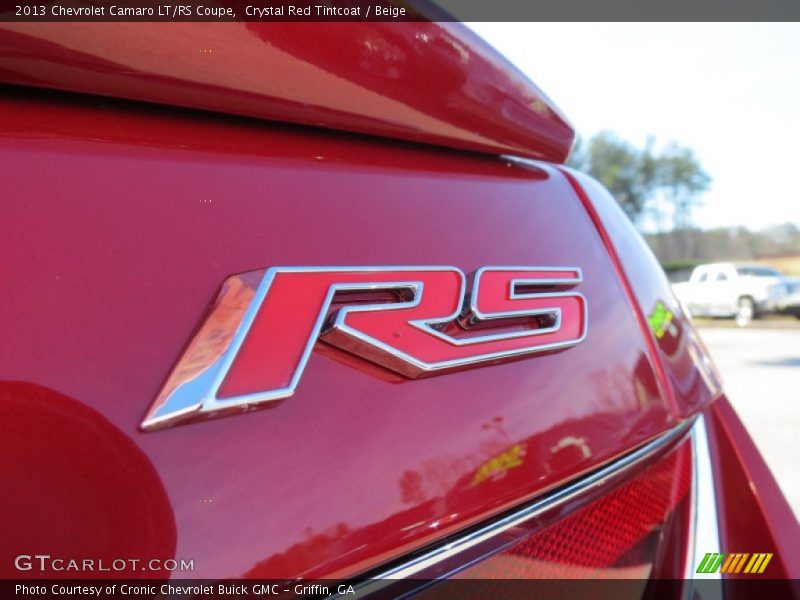 Crystal Red Tintcoat / Beige 2013 Chevrolet Camaro LT/RS Coupe