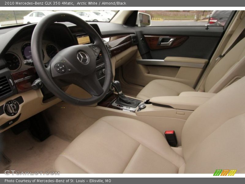 Arctic White / Almond/Black 2010 Mercedes-Benz GLK 350 4Matic