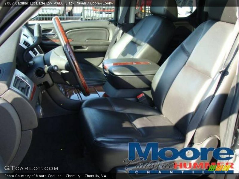 Black Raven / Ebony/Ebony 2007 Cadillac Escalade ESV AWD
