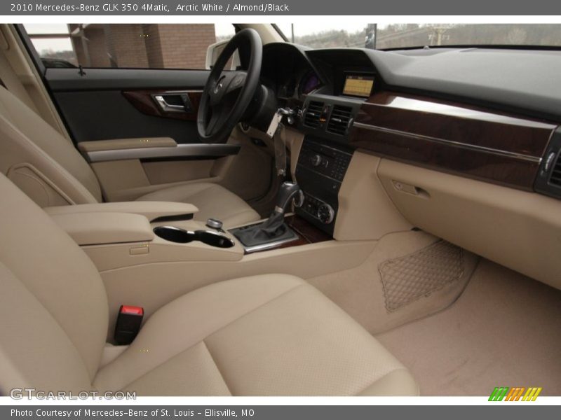 Arctic White / Almond/Black 2010 Mercedes-Benz GLK 350 4Matic