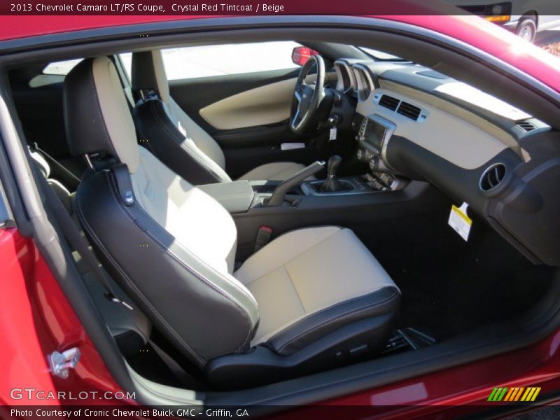 Crystal Red Tintcoat / Beige 2013 Chevrolet Camaro LT/RS Coupe