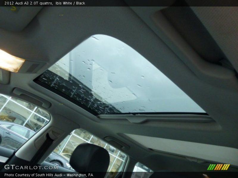 Ibis White / Black 2012 Audi A3 2.0T quattro