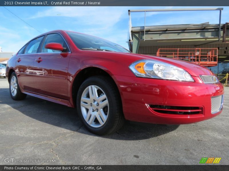 Crystal Red Tintcoat / Neutral 2013 Chevrolet Impala LT