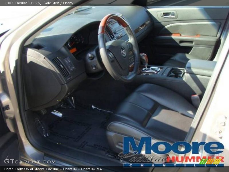 Gold Mist / Ebony 2007 Cadillac STS V6