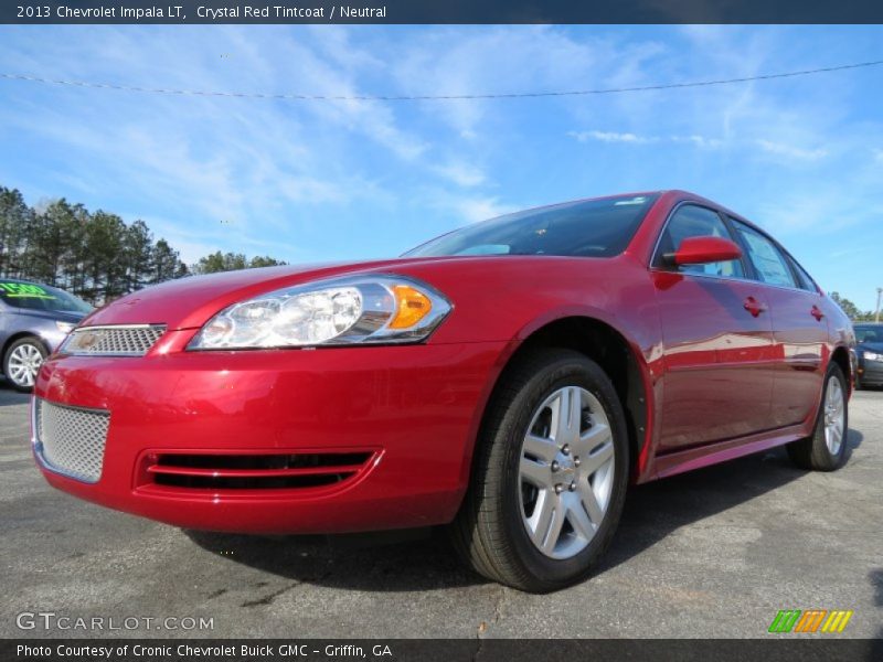Crystal Red Tintcoat / Neutral 2013 Chevrolet Impala LT