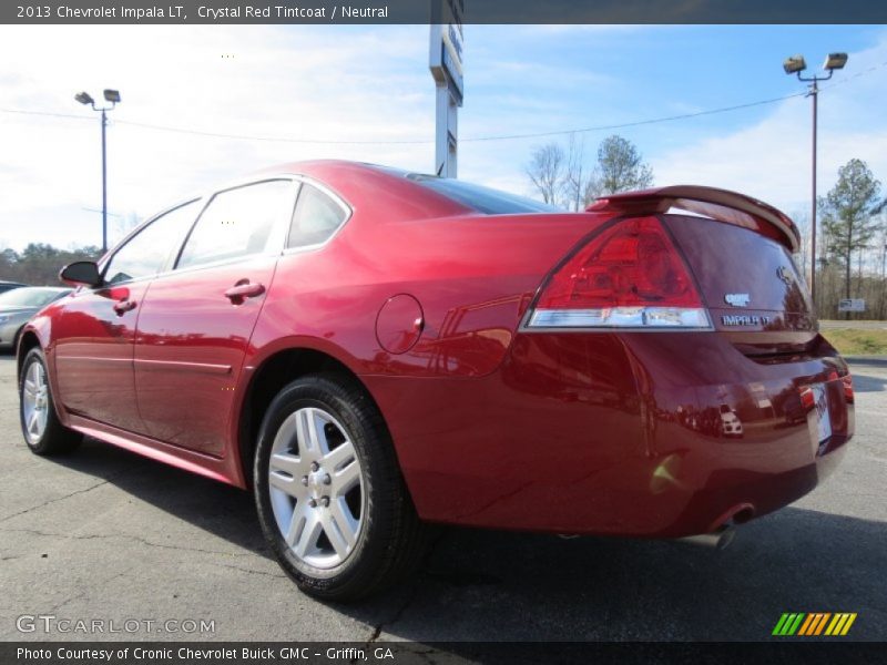 Crystal Red Tintcoat / Neutral 2013 Chevrolet Impala LT