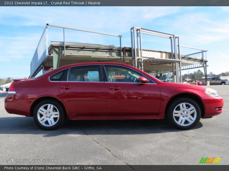 Crystal Red Tintcoat / Neutral 2013 Chevrolet Impala LT