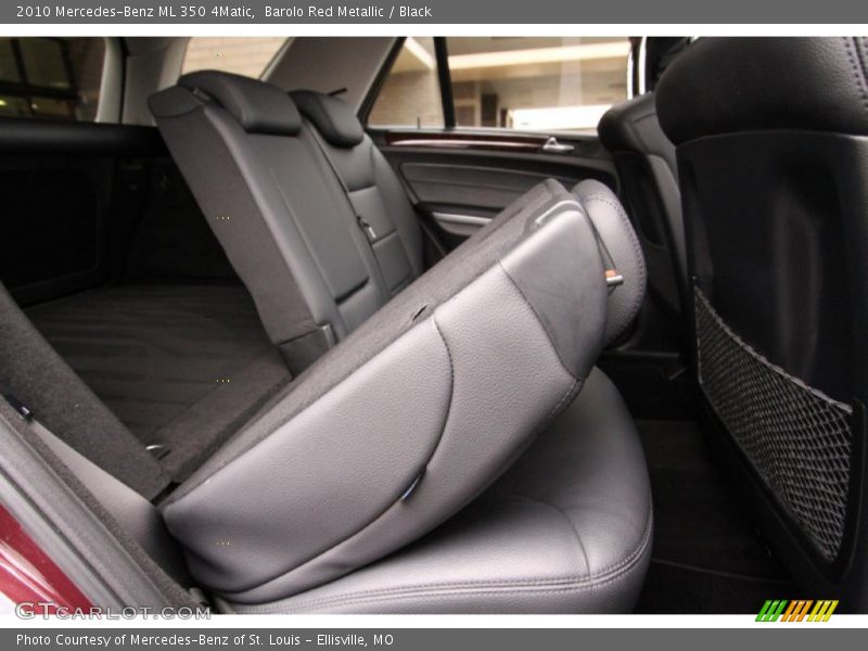 Barolo Red Metallic / Black 2010 Mercedes-Benz ML 350 4Matic