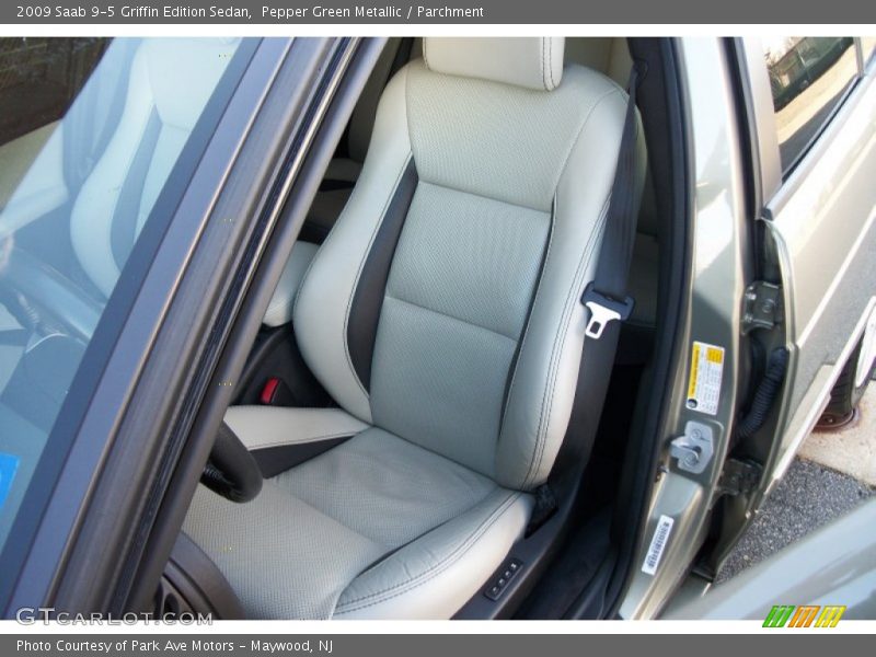 Pepper Green Metallic / Parchment 2009 Saab 9-5 Griffin Edition Sedan