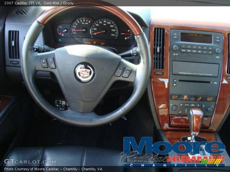 Gold Mist / Ebony 2007 Cadillac STS V6
