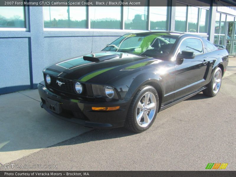 Black / Black/Dove Accent 2007 Ford Mustang GT/CS California Special Coupe