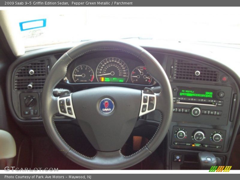 Dashboard of 2009 9-5 Griffin Edition Sedan