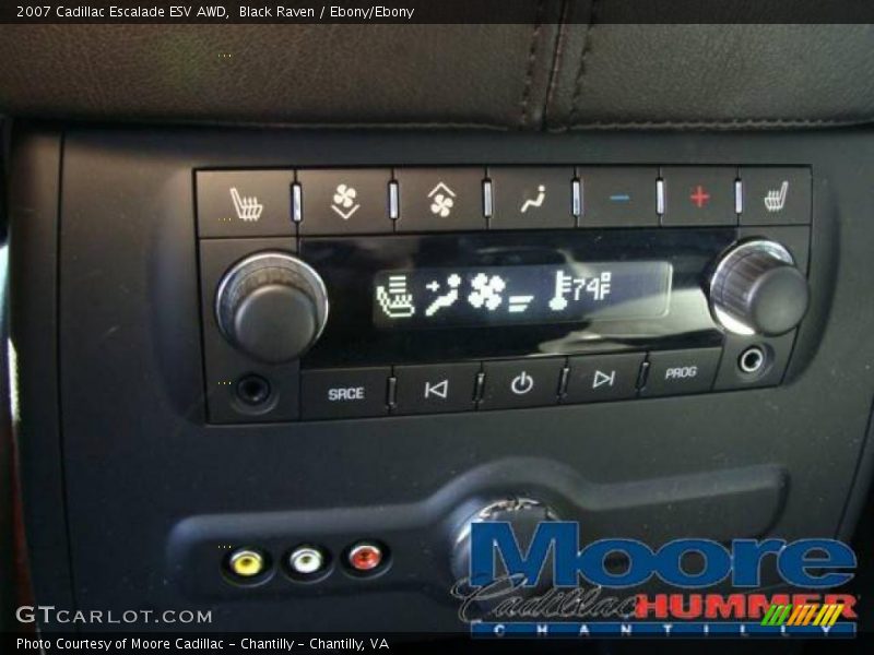 Black Raven / Ebony/Ebony 2007 Cadillac Escalade ESV AWD