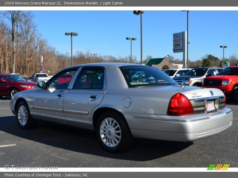 Smokestone Metallic / Light Camel 2009 Mercury Grand Marquis LS
