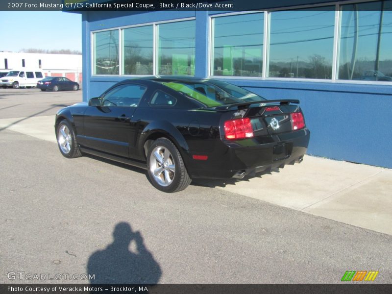Black / Black/Dove Accent 2007 Ford Mustang GT/CS California Special Coupe