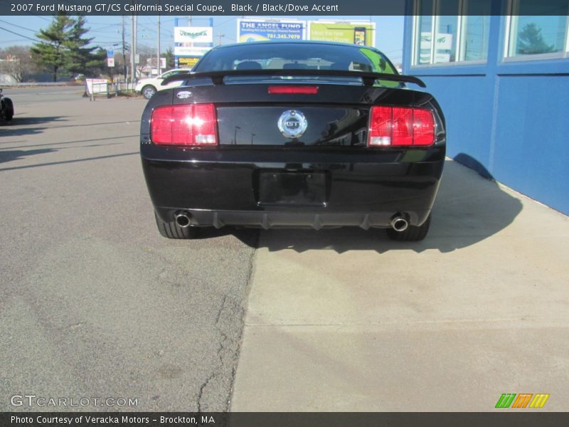 Black / Black/Dove Accent 2007 Ford Mustang GT/CS California Special Coupe