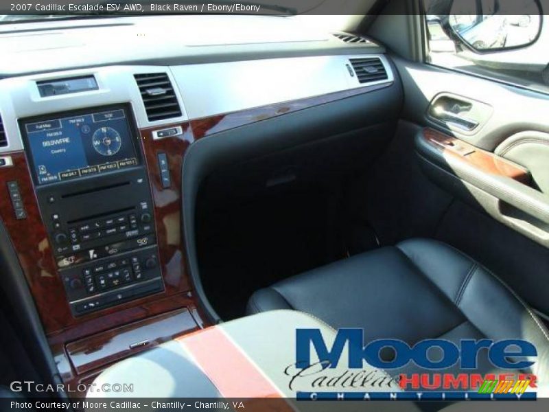 Black Raven / Ebony/Ebony 2007 Cadillac Escalade ESV AWD