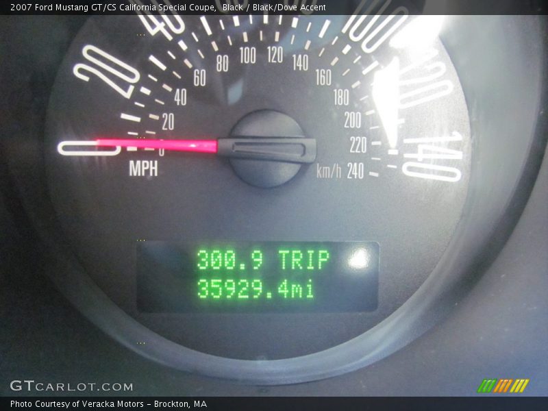 Black / Black/Dove Accent 2007 Ford Mustang GT/CS California Special Coupe