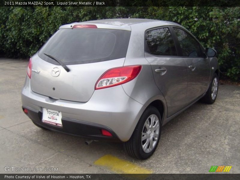 Liquid Silver Metallic / Black 2011 Mazda MAZDA2 Sport