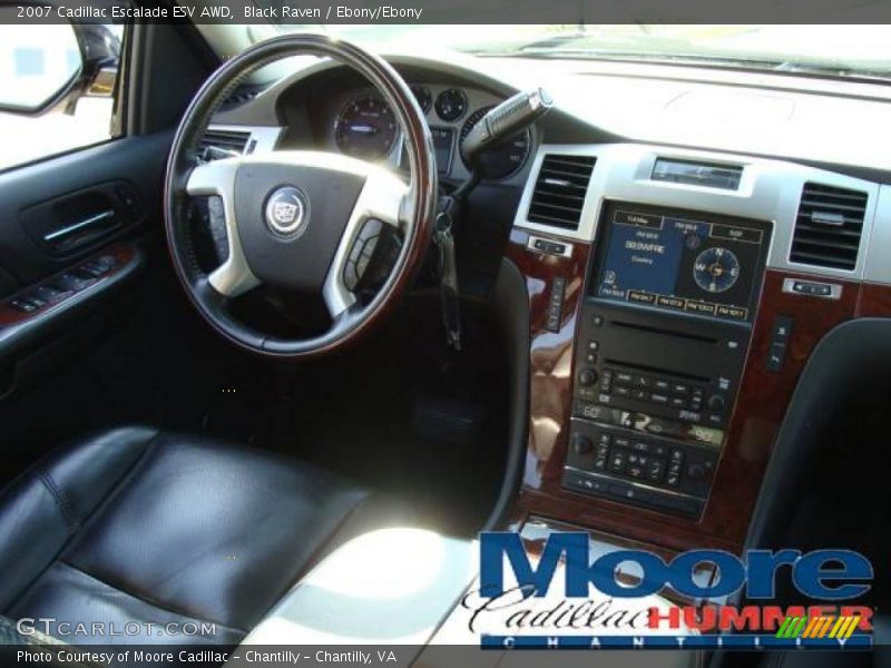 Black Raven / Ebony/Ebony 2007 Cadillac Escalade ESV AWD