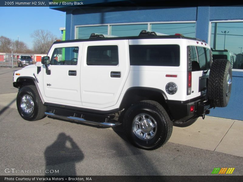 White / Ebony Black 2005 Hummer H2 SUV