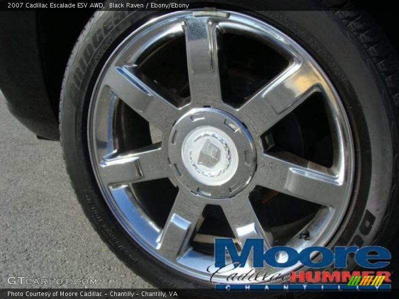 Black Raven / Ebony/Ebony 2007 Cadillac Escalade ESV AWD