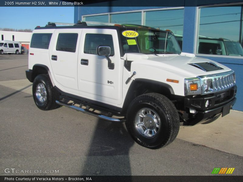 White / Ebony Black 2005 Hummer H2 SUV