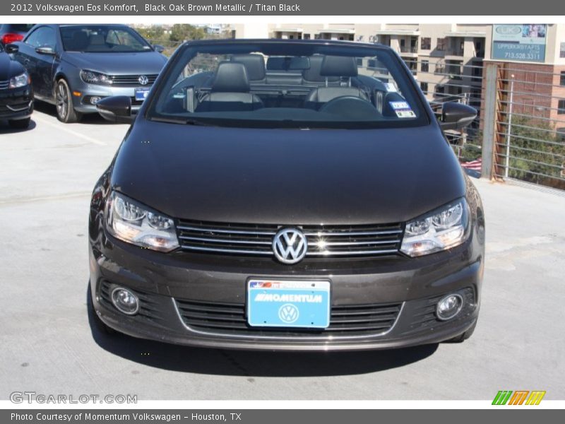 Black Oak Brown Metallic / Titan Black 2012 Volkswagen Eos Komfort