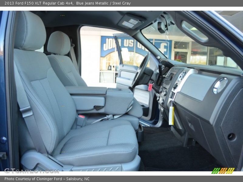  2013 F150 XLT Regular Cab 4x4 Steel Gray Interior