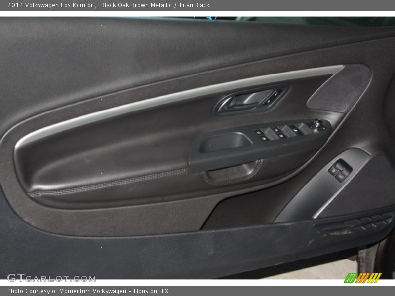 Black Oak Brown Metallic / Titan Black 2012 Volkswagen Eos Komfort