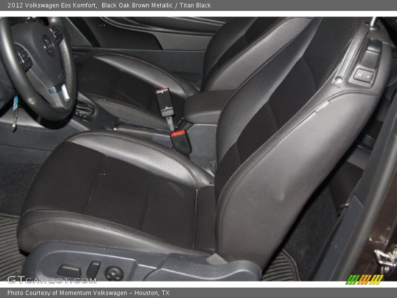 Black Oak Brown Metallic / Titan Black 2012 Volkswagen Eos Komfort