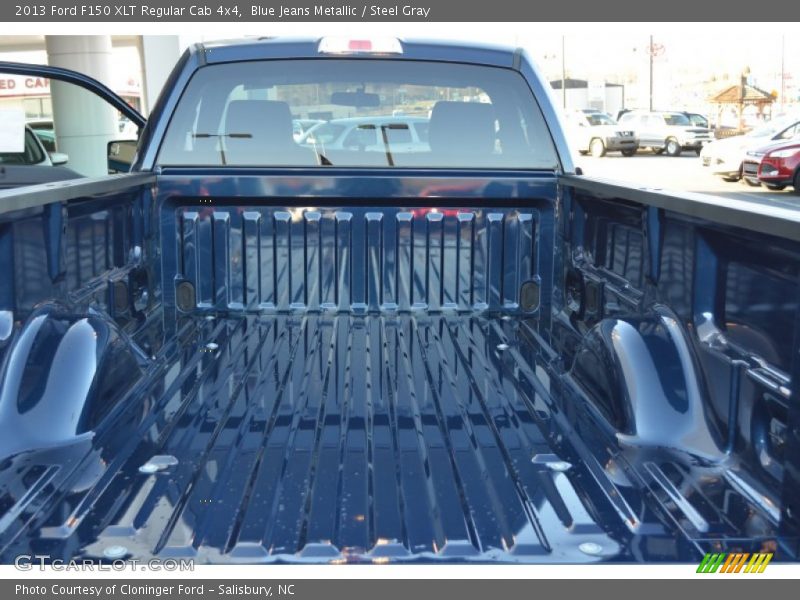 Blue Jeans Metallic / Steel Gray 2013 Ford F150 XLT Regular Cab 4x4