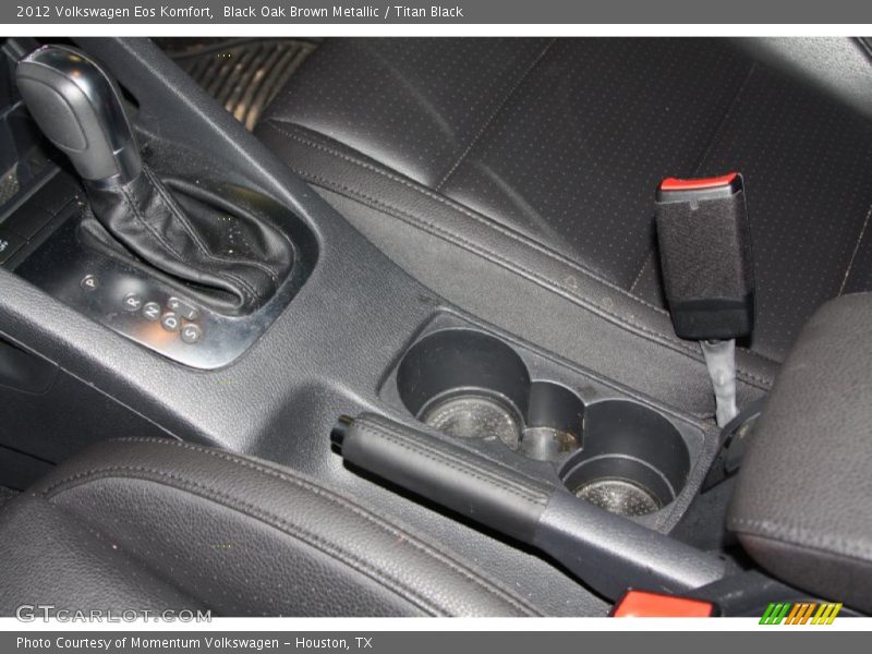 Black Oak Brown Metallic / Titan Black 2012 Volkswagen Eos Komfort