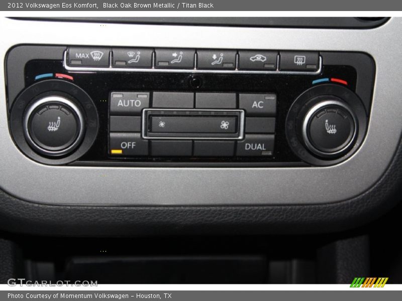 Black Oak Brown Metallic / Titan Black 2012 Volkswagen Eos Komfort